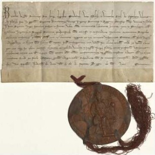 Oppenheim: Ricardi Rom. Reg. confirmatio omnium libertatum honorum jurium et privilegiorum militibus et civibus de Oppenheim a predecessoribus sui...
