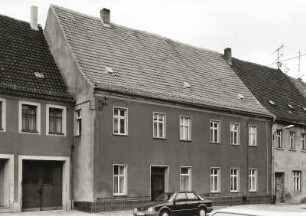 Belgern, Elbstraße 3. Wohnhaus (1801/1850). Straßenansicht