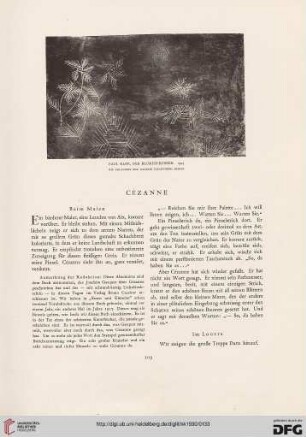 Cézanne: Anekdoten und Aussprüche