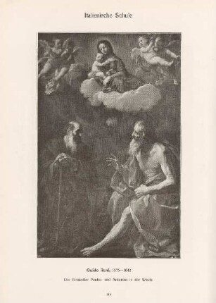 Die Einsiedler Paulus und Antonius in der Wüste