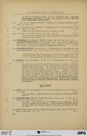 Kunst (Nr. 532-705)