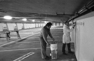 Bau der Tiefgarage am Friedrichsplatz