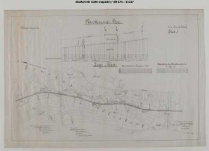 Linie Hennef - Asbach, Blatt 5: Lage- und Höhenplan in und um Hanfmühle
