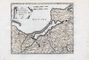 Des Königreichs Preussen nordwestlicher Theil mit der freyen Stadt Danzig. Nro. 54