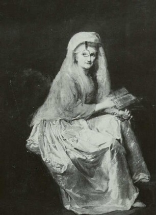 Dame mit Monokel
