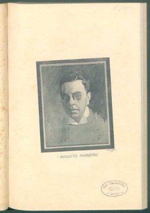 [Retrato de] † Augusto Madueño