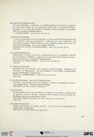 VI. Möbel und Textilien (Nr. 188-201)