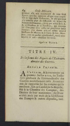 Titre IV.