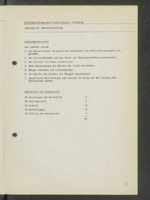 [Lehrgänge 01 bis 07]