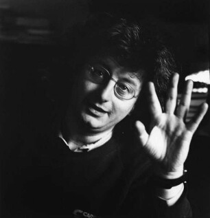Peter Esterhazy (geb. 1950; ungarischer Schriftsteller und Essayist). Budapest, 1991
