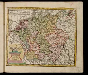 Germaniae in suos XI. Circulos accurato divisæ Tabula.