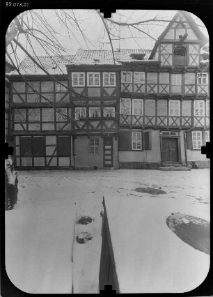 Quedlinburg, Marktkirchhof 4/6. Wohnhäuser (1560 [Nr. 5], 1577 [Nr. 6]). Straßenfront
