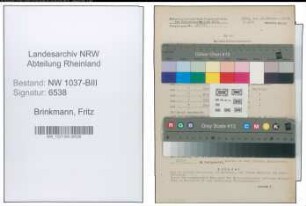 Entnazifizierung Fritz Brinkmann , geb. 16.12.1894 (Gastwirt)