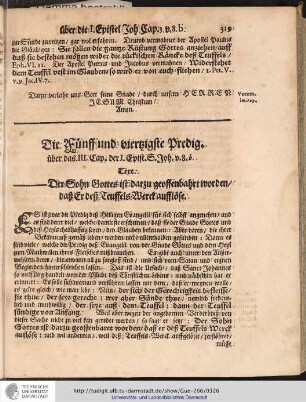 Die Fünff und vierzigste Predig