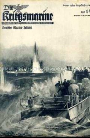 Illustrierte Halbmonatszeitschrift "Die Kriegsmarine" u.a. über die Kriegsflotte der Sowjetunion