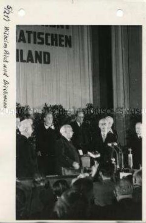 Wahl Wilhelm Piecks zum Präsidenten der DDR