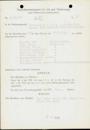Klöss, Berhard