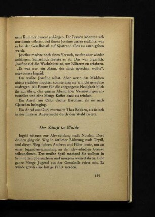 Der Schuß im Walde