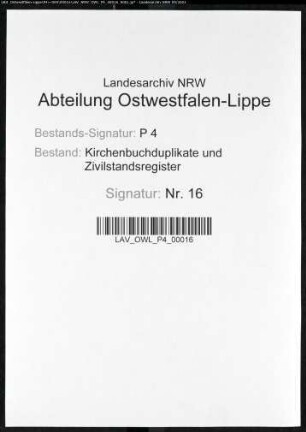 Kirchenbuchduplikate der evangelischen Gemeinde (GHT 1871-1872; HT 1873; GHT 1874). (Gemeinde: Aplerbeck, Stadt Dortmund)