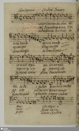 Demantius, Christoph: Quod chorus vatum