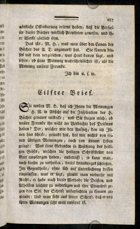 287-321, Eilfter Brief.