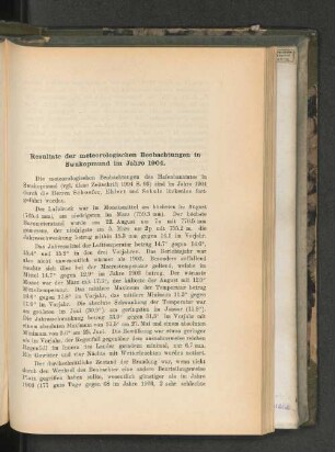 Resultate der meteorologischen Beobachtungen in Swakopmund im Jahre 1904.