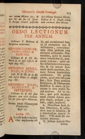 273-276, Ordo Lectionum Per Annum