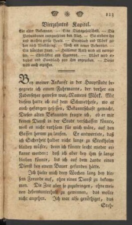 Vierzehntes Kapitel. - Ein alter Bekannter. - ...