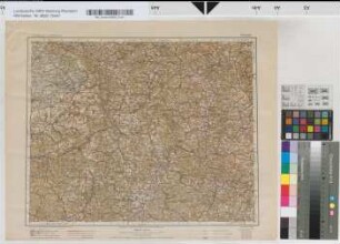 [Topographische] Übersichtskarte von Mitteleuropa, Kassel