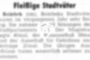 Fleißige Stadtväter