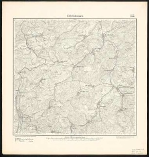 Meßtischblatt 2980 : Eibelshausen, 1891 : Eibelshausen. - Aufn. 1889. - 1:25000. - [Berlin]: Kgl. Preuss. Landesaufnahme, 1891. - 1 Kt.