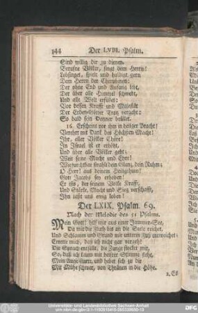 Der LXIX. Psalm. 69.