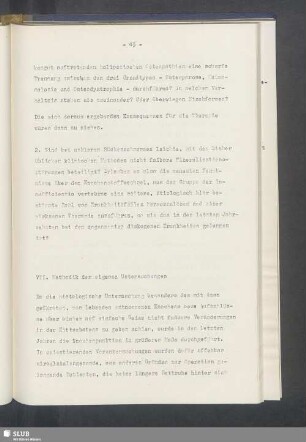 VII. Methodik der eigenen Untersuchungen