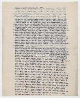 Brief von Arthur Segal an Raoul Hausmann. Berlin