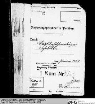 Staatsbeihilfe für Fehrbellin