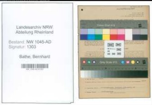 Entnazifizierung Bernhard Bathe , geb. 29.04.1905 (Maschinist)