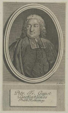 Bildnis des Petr. Fr. Guyot Desfontaines