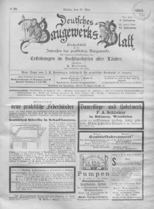 44. Jahrgang. No. 20.