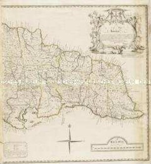 A New Map Of Jamaica. Nebenkarte: A general plan of Port-Royal
