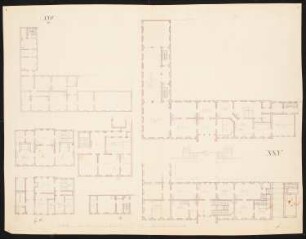 Grundrisssammlung: Grundrisse Eckgebäude