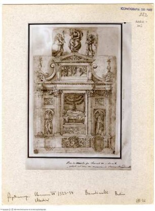 Entwurf für den Medici Grabmal