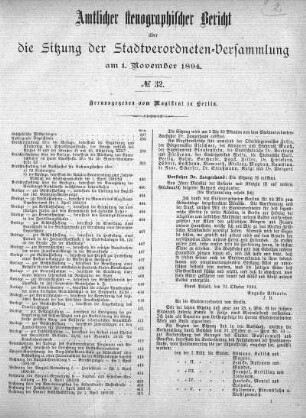 No 32, 1. November 1894