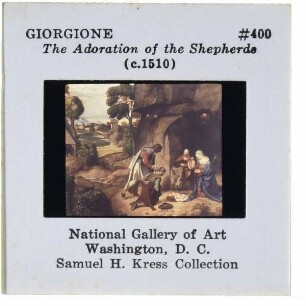 Giorgione, Anbetung der Hirten
