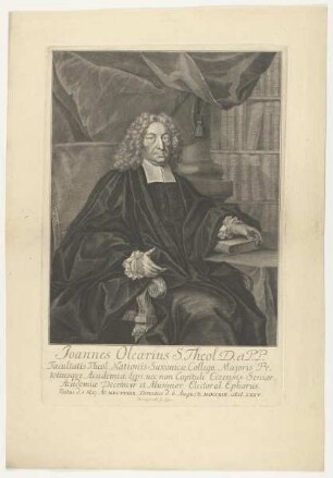 Bildnis des Johannes Olearius