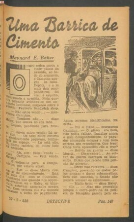 Uma barrica de cimento : [Pequena novella]