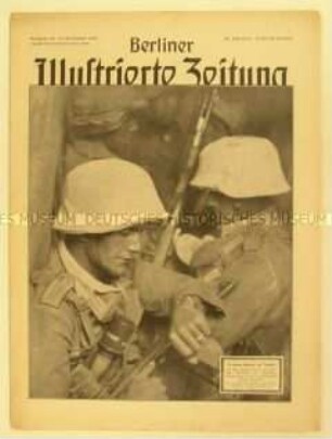Wochenzeitschrift "Berliner Illustrierte Zeitung" u.a. zu den Kämpfen in Nordafrika