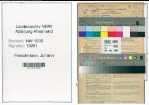 Entnazifizierung Johann Fleischmann , geb. 28.04.1893 (Steiger)