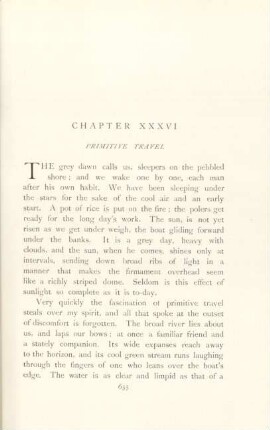 Chapter XXXVI. Primitive travel