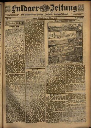 Zweite Ausgabe vom Mittwoch, den 16. Oktober 1901.