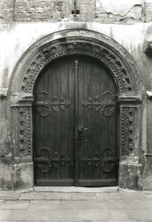 Prettin (Annaburg-Prettin). Marienkirche. Portal (1609)